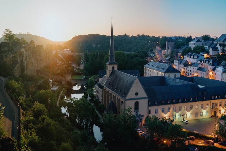 Luxembourg Pétrusse Casemates — 1644 Spanish-built underground fortress galleries beneath the southern cliff.