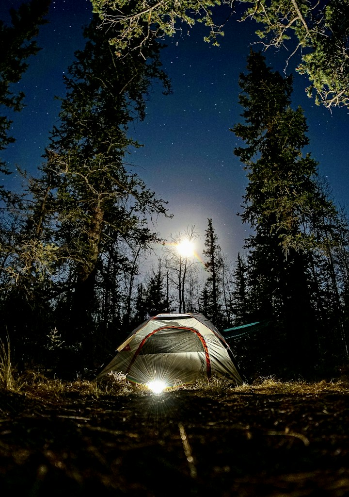 Moonlit Bell Tent