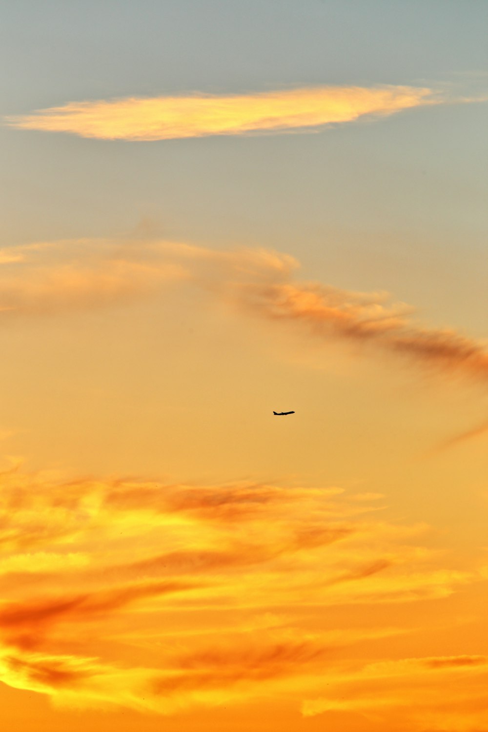 airplane flying in the sky during daytime