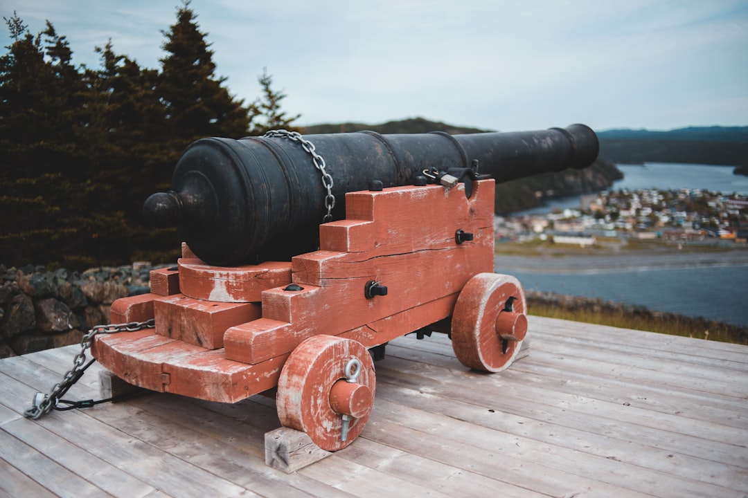 black and brown canon on brown wooden table