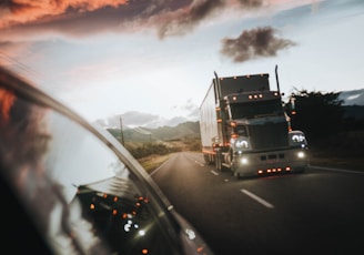 red truck on road during daytime