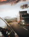 red truck on road during daytime