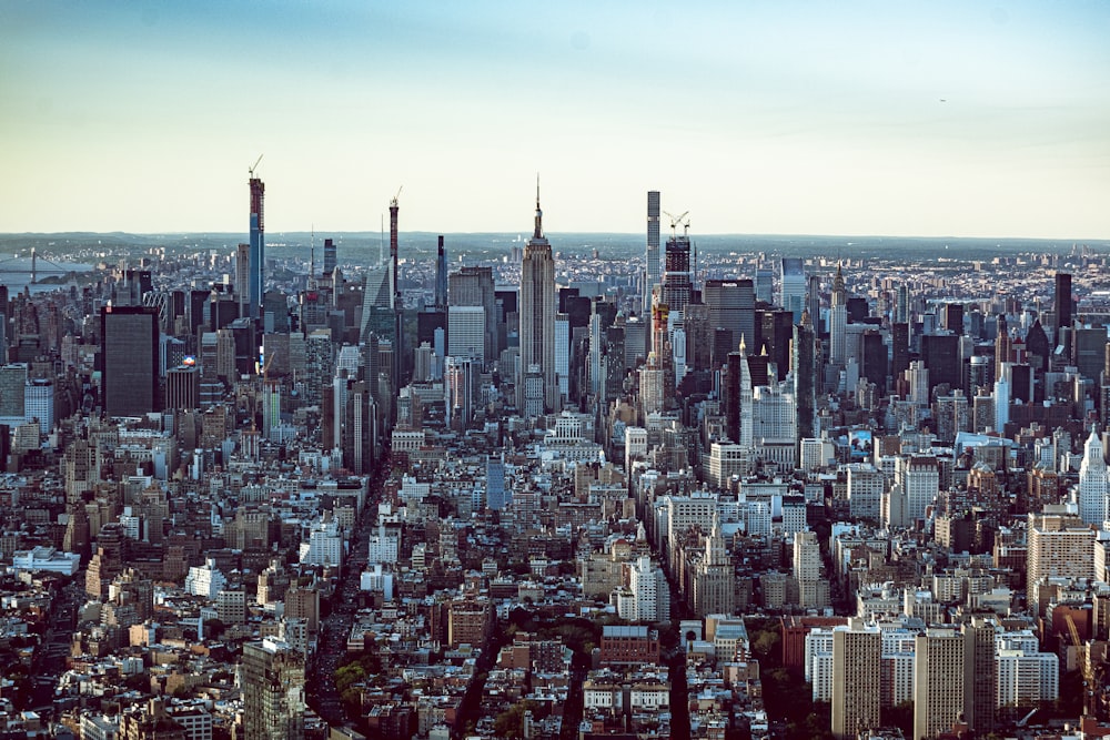 aerial view of city buildings during daytime