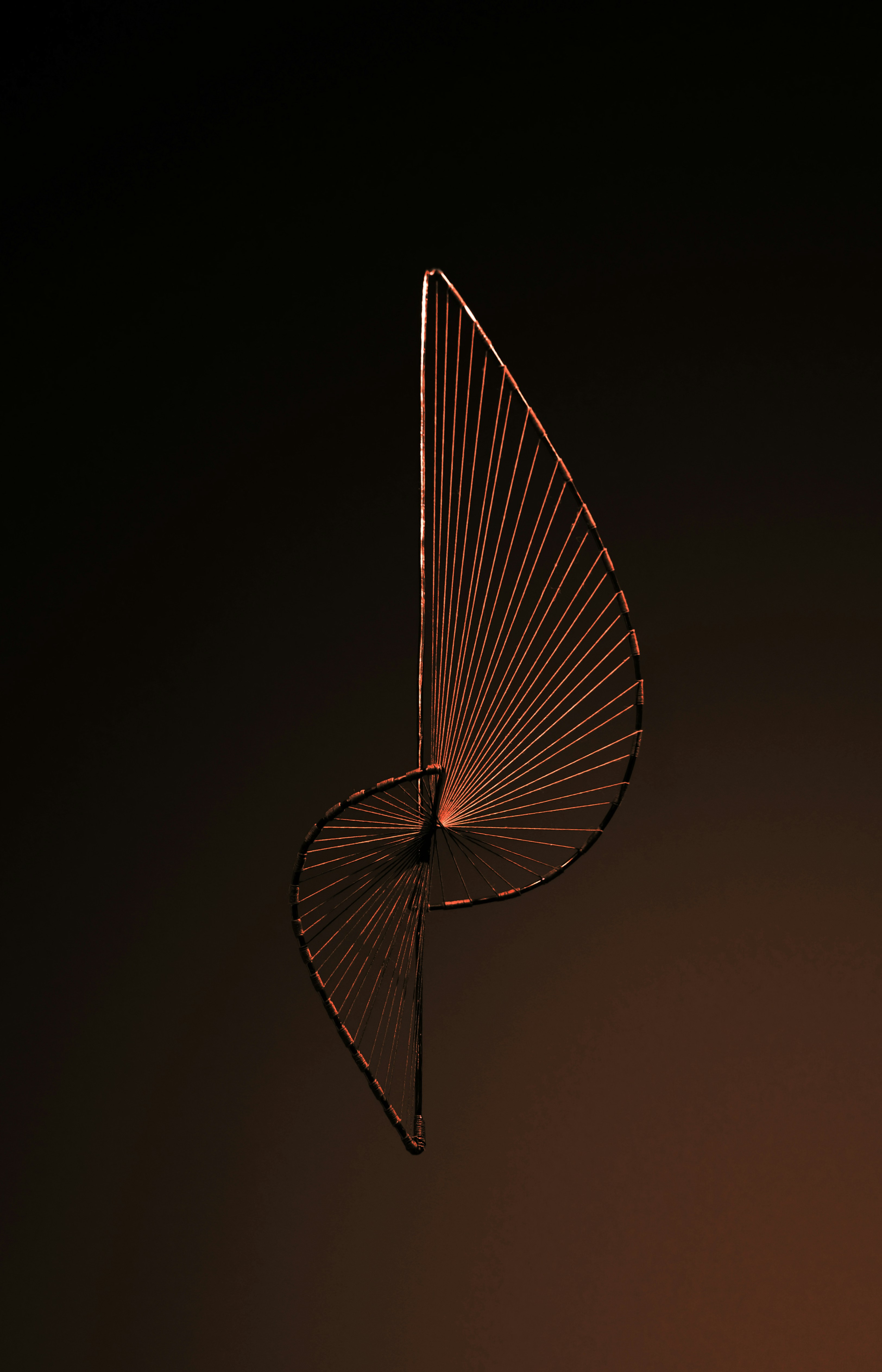 The large, fixed rear wing of the Aventador SVJ.