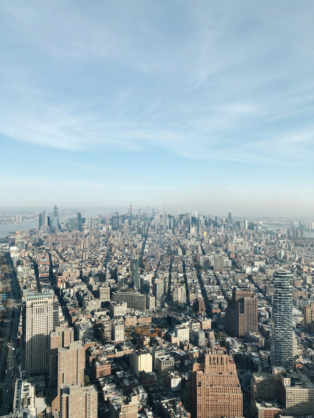 aerial view of city buildings during daytime