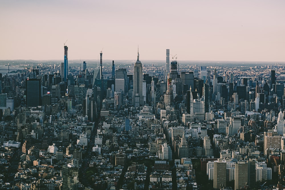 aerial view of city buildings during daytime