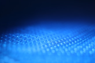 Close up picture of solar pool cover
