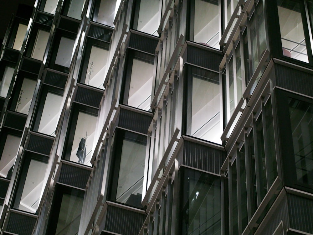 white and brown wooden windows