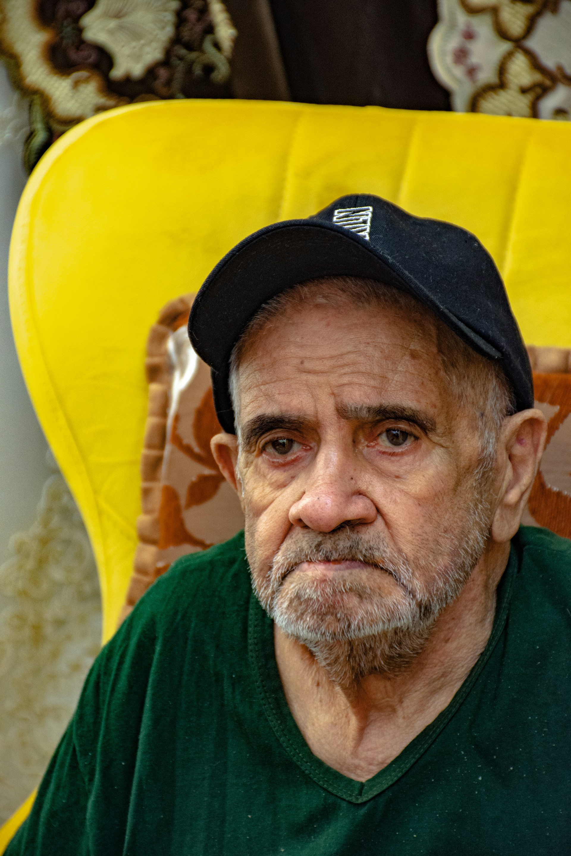 person wearing grey knit sweater