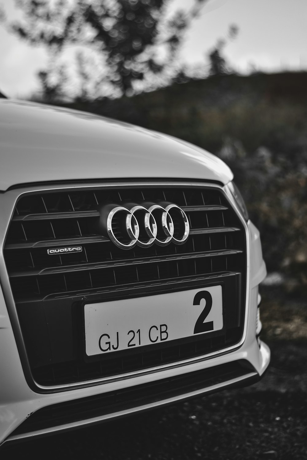 black audi car in close up photography