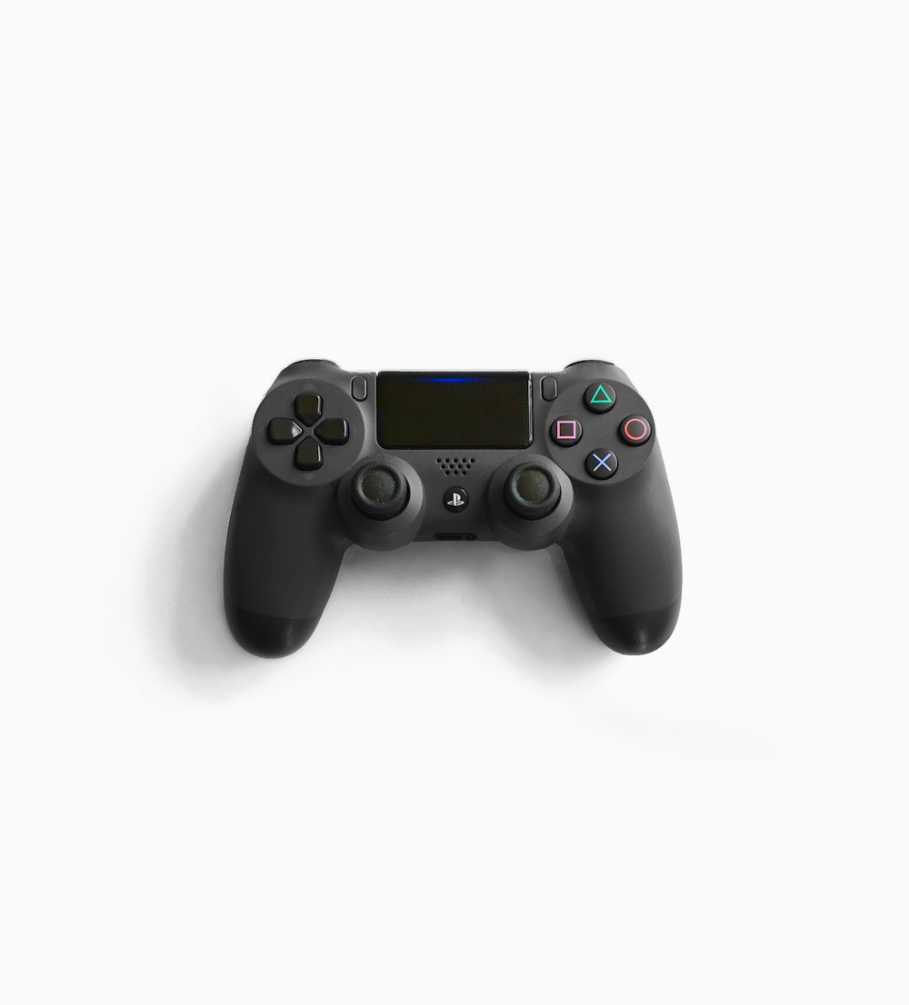 black sony ps 4 game controller