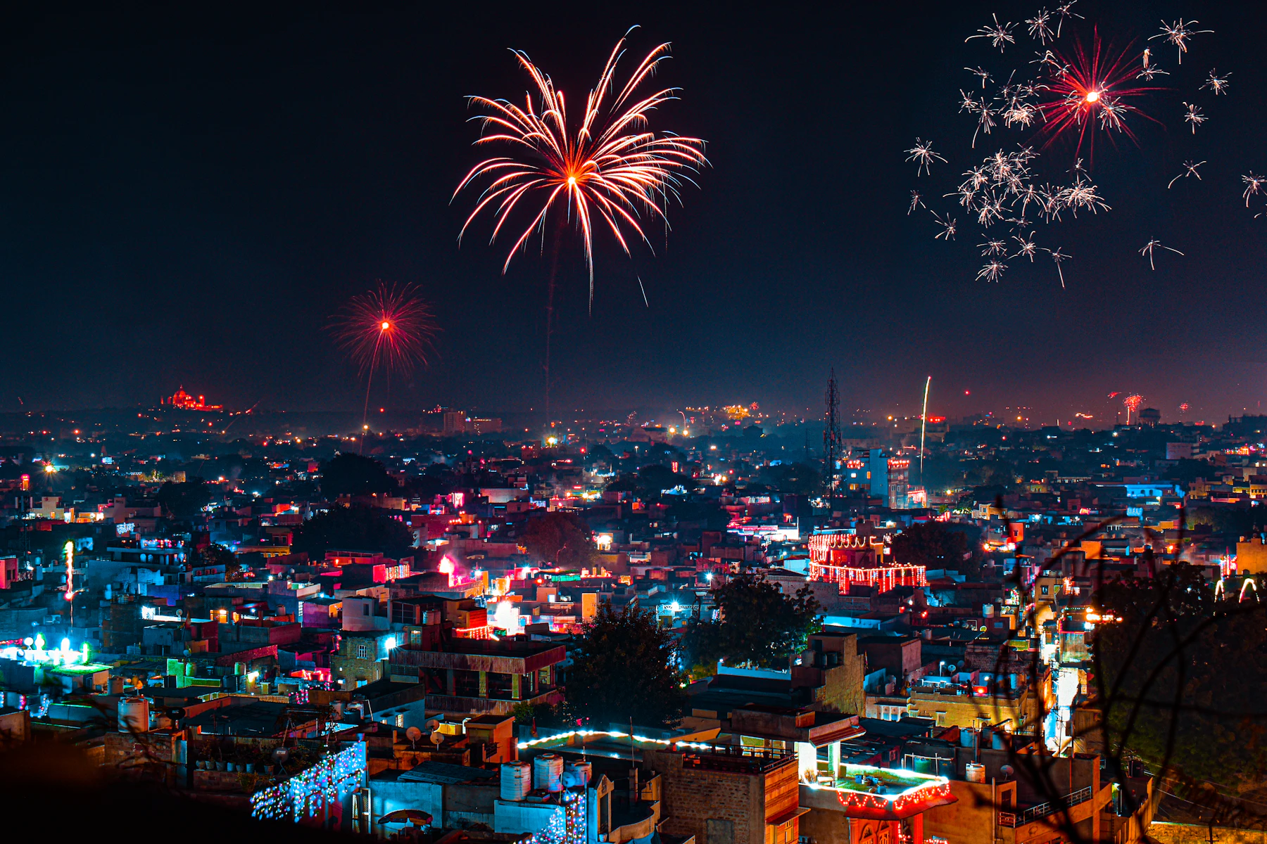 Vista urbana de Palma para alarmas de hogar y negocio