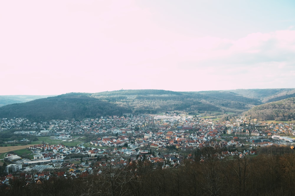 aerial view of city during daytime