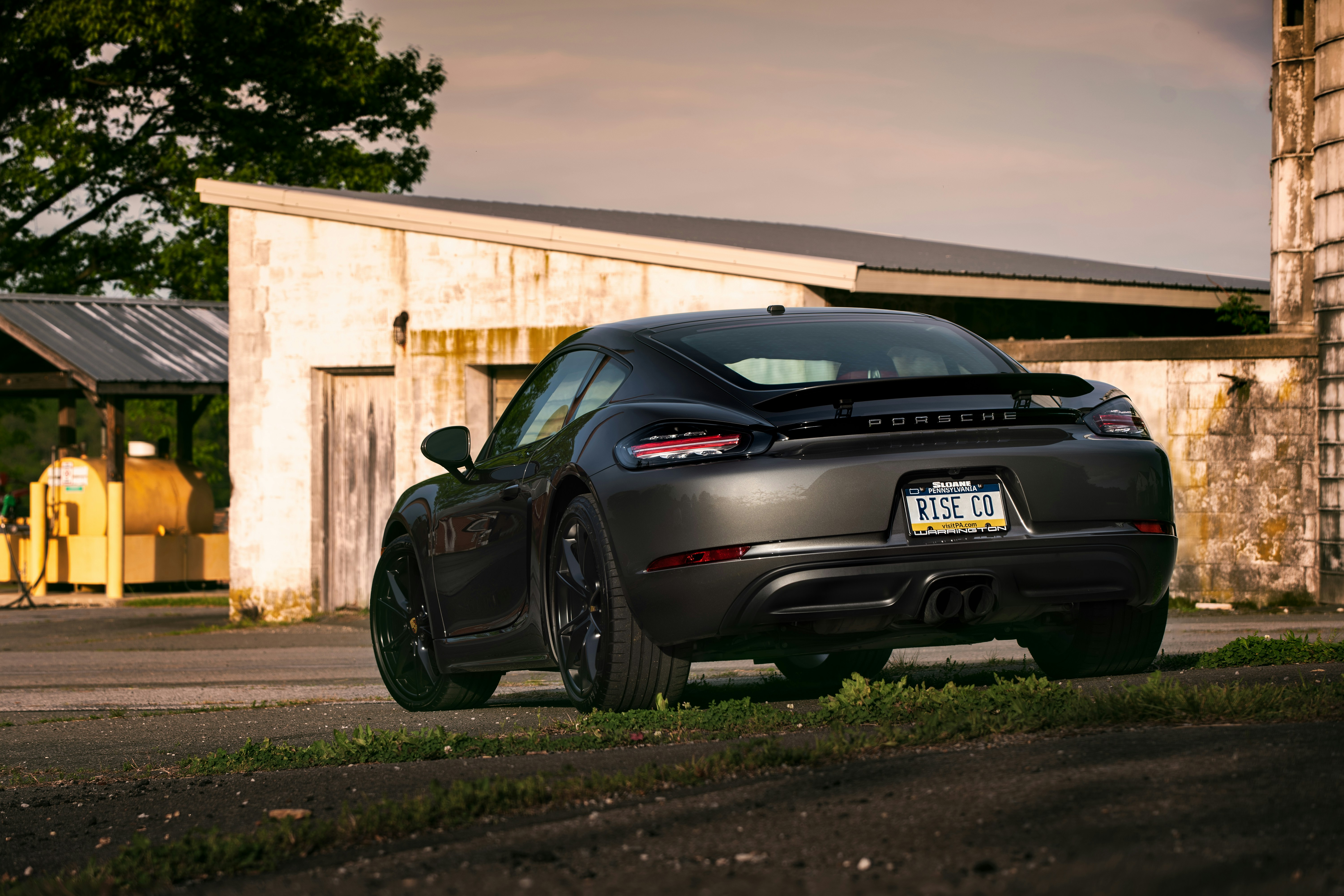 Porsche Cayman owned by Kahl Orr, Founder of Rise Marketing Co