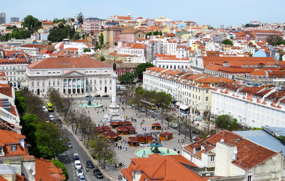 aerial view of city buildings during daytime