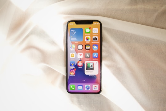 A smartphone screen showcasing a clean, modern app interface with soft blue and white tones.