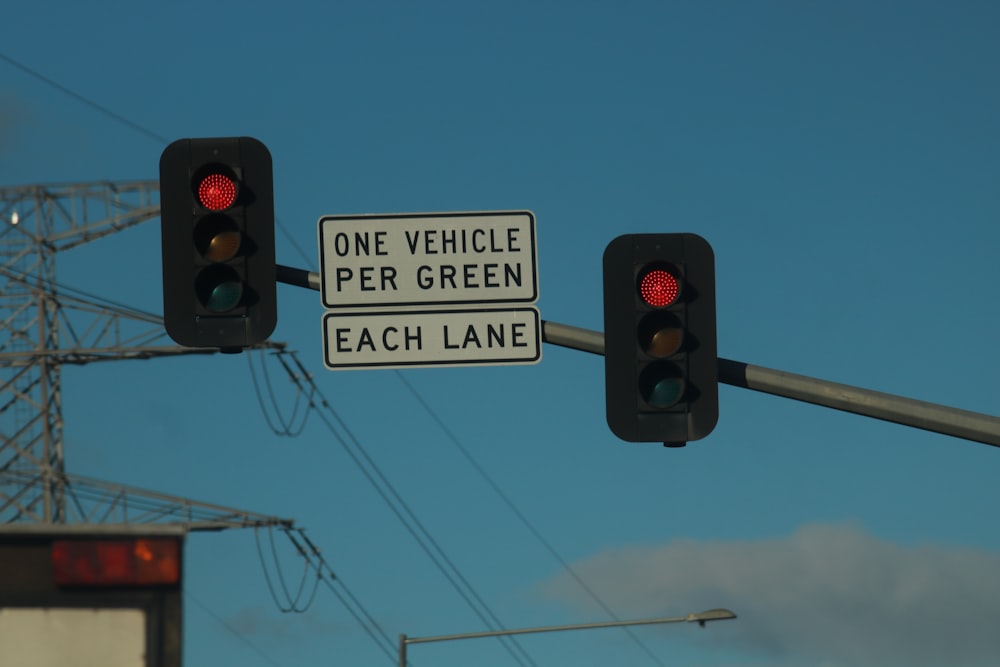 black and white traffic light