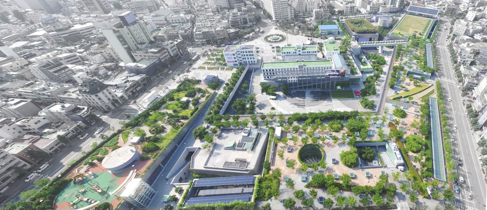 aerial view of city buildings during daytime