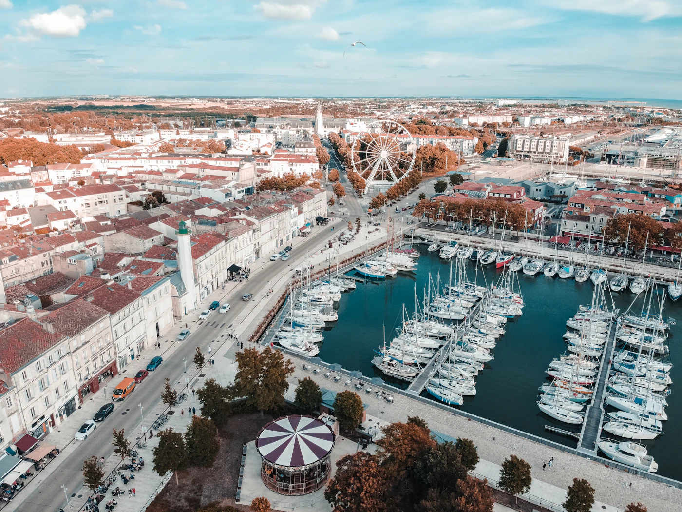 Port et voiliers à La Rochelle
