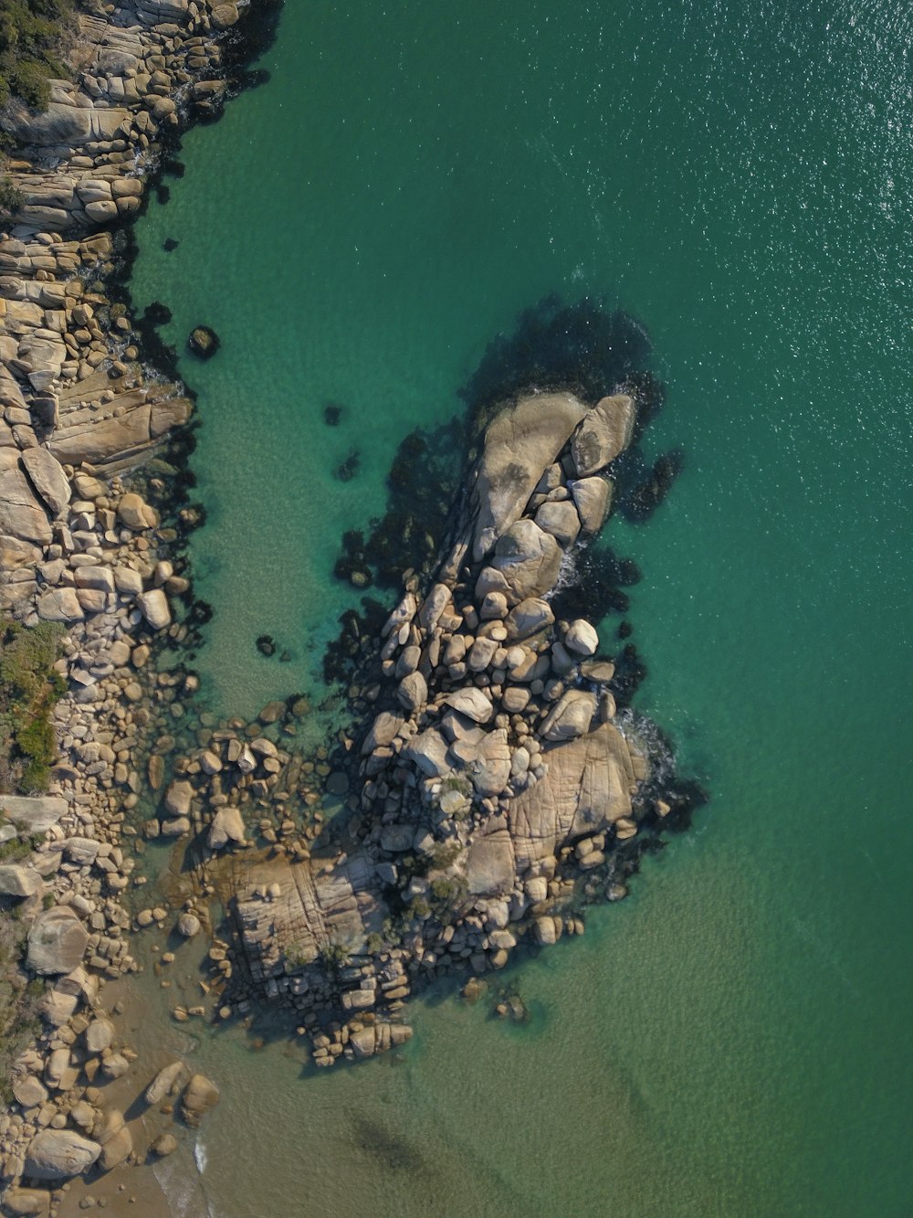 aerial view of island during daytime