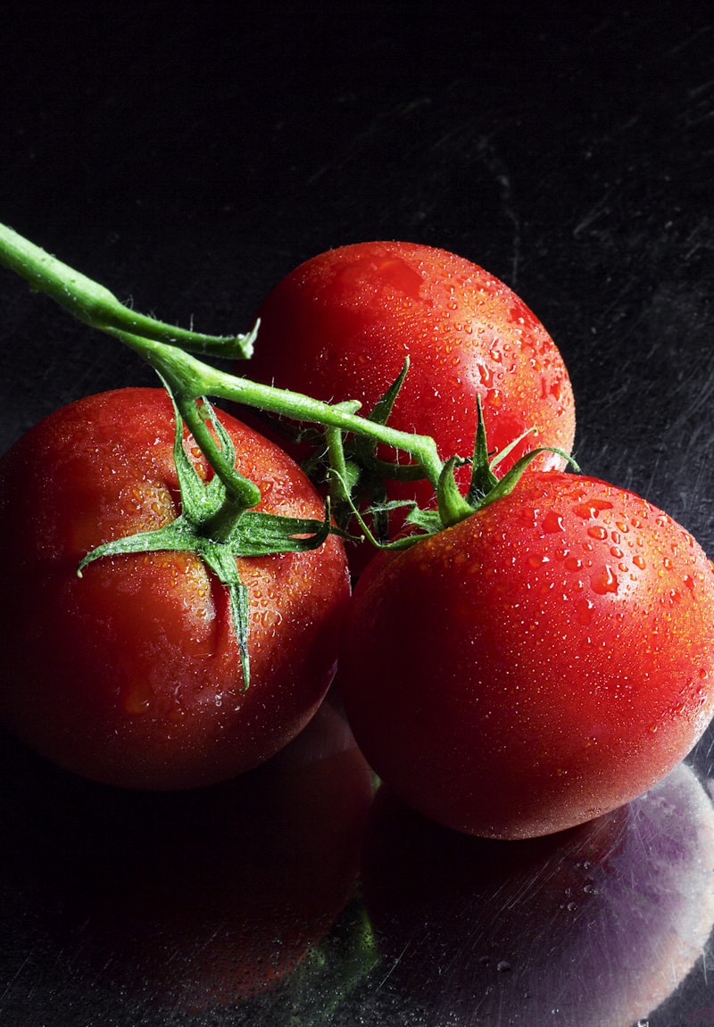 Tomates de herencia frescos cultivados en tierras altas de Panama