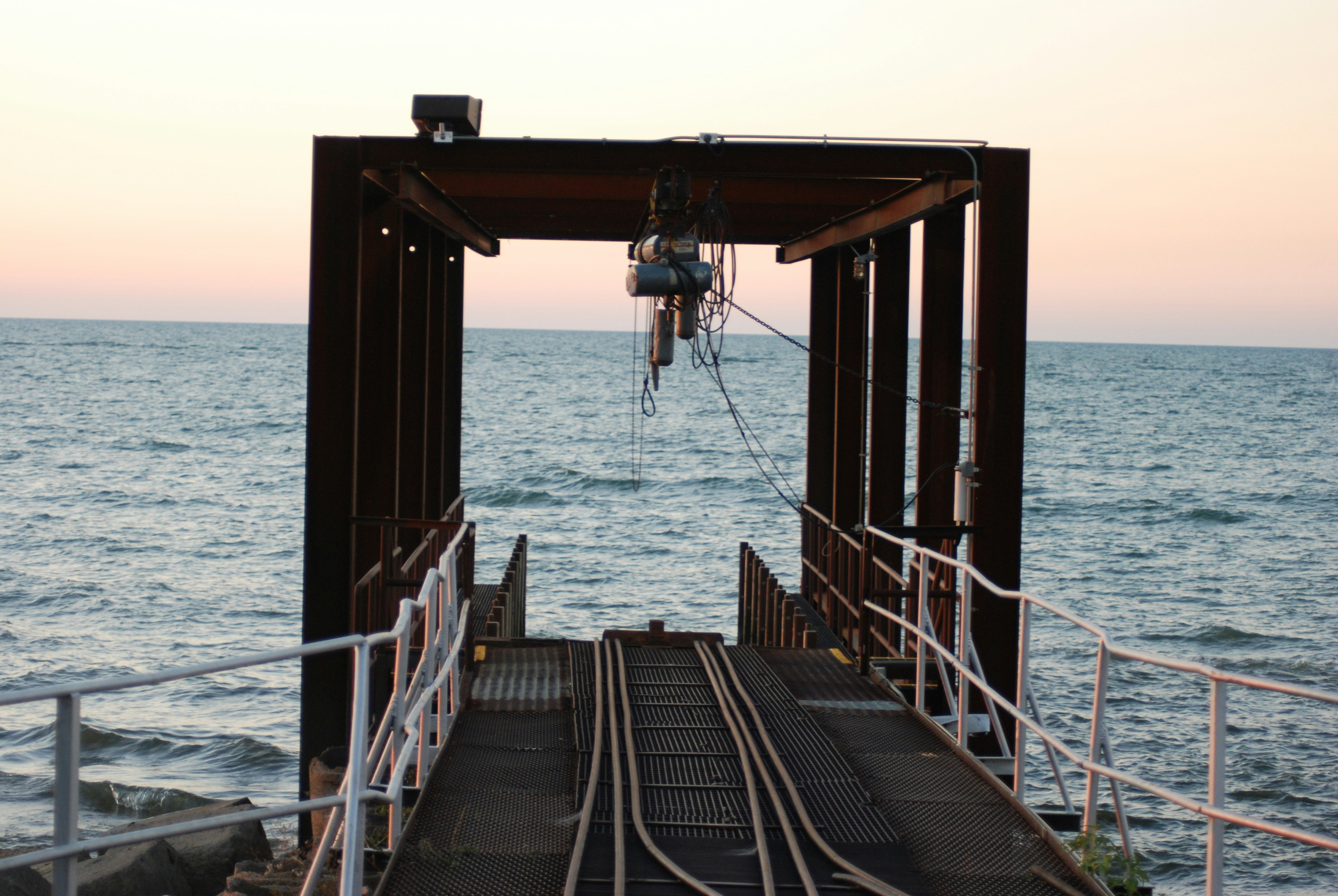 Unloading Dock, shores of Lake Erie