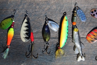 black and yellow fish wall decor