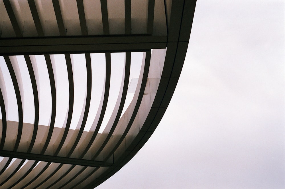 black and white spiral stairs