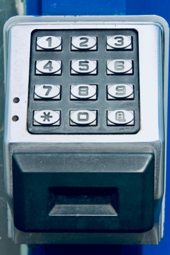 black and gray digital device