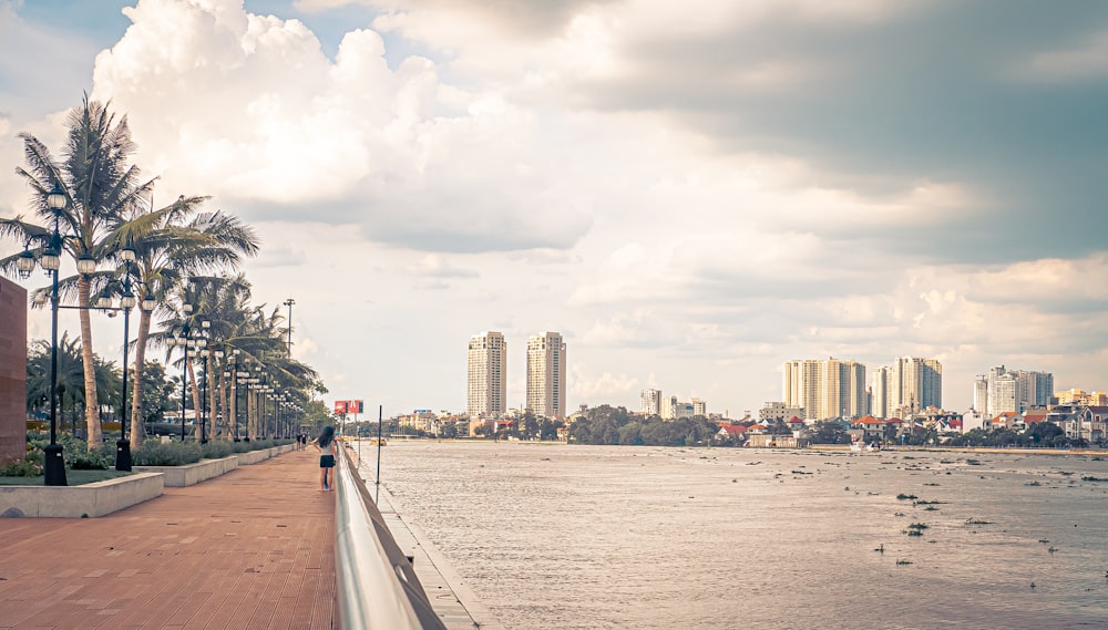 city skyline across body of water during daytime