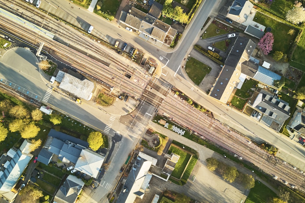 aerial view of city buildings during daytime