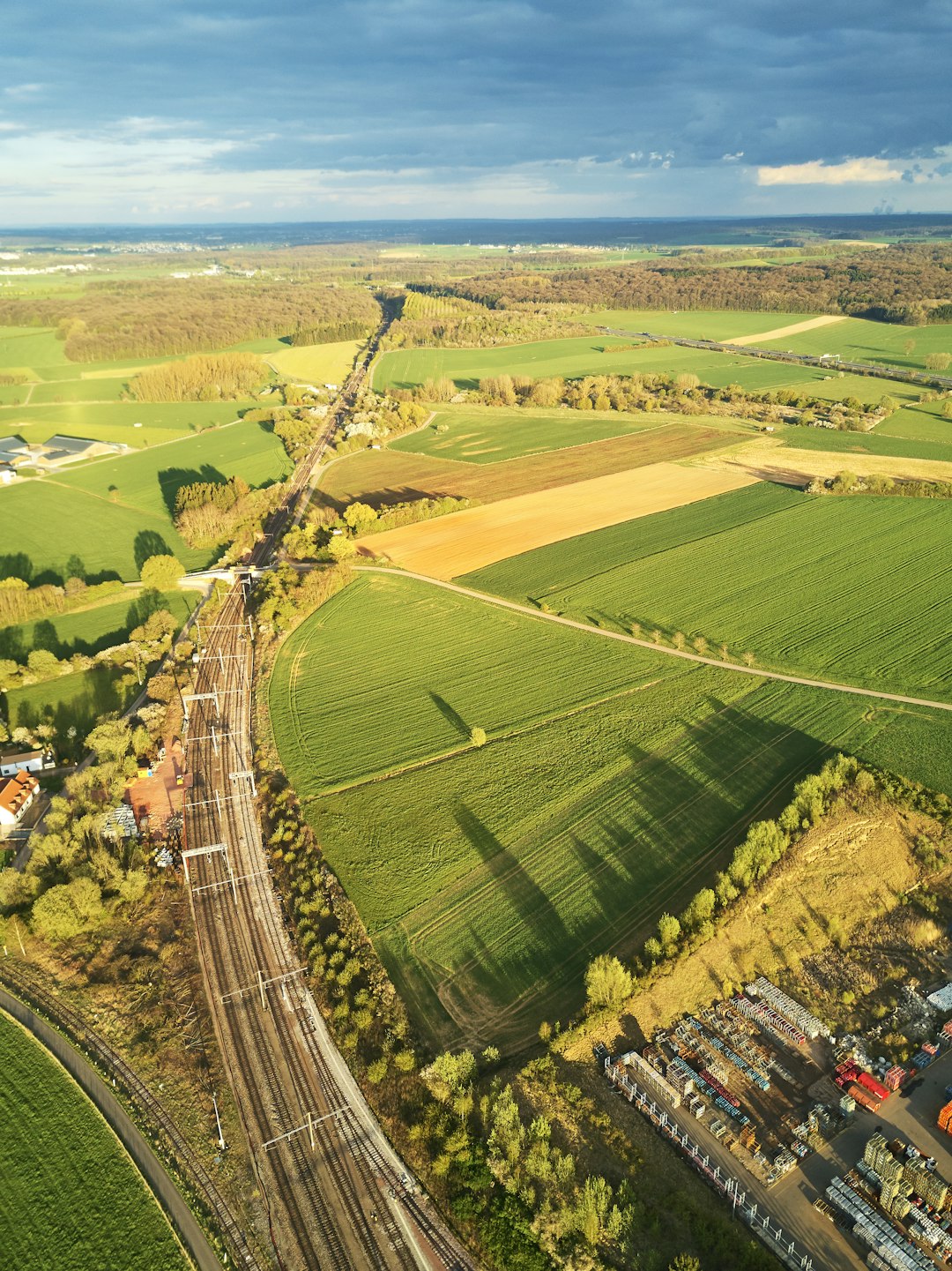 aerial view of green grass field during daytime