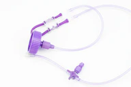 pink and white usb cable