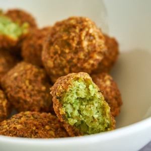 fried food on white ceramic bowl