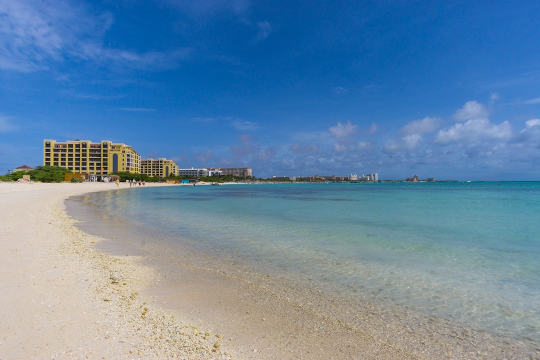 white and brown concrete building near sea under blue sky during daytime