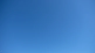 blue sky over blue sky