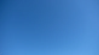 blue sky over blue sky