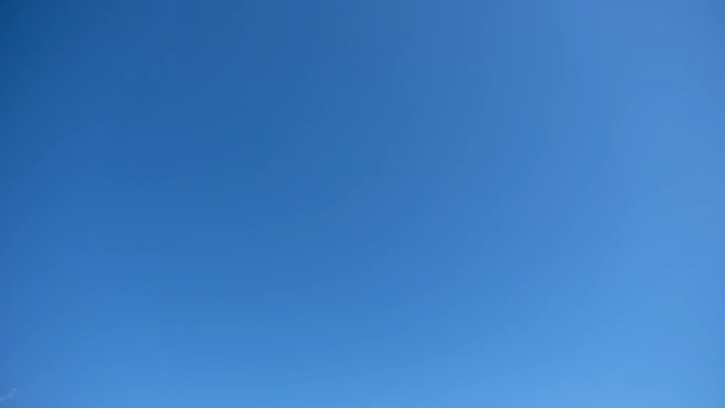 blue sky over blue sky