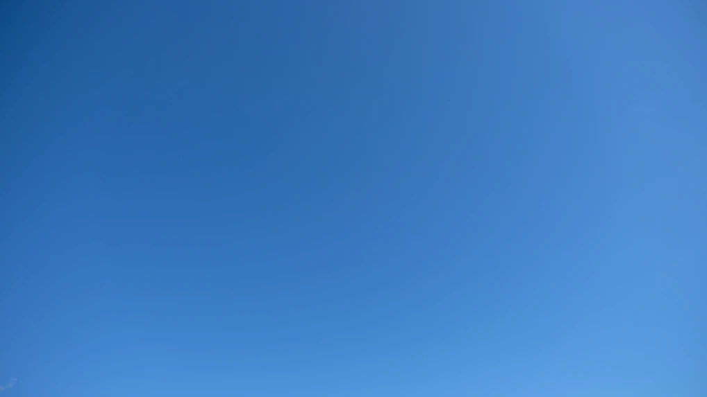 blue sky over blue sky