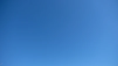 blue sky over blue sky