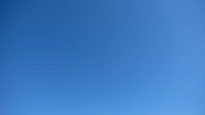 blue sky over blue sky