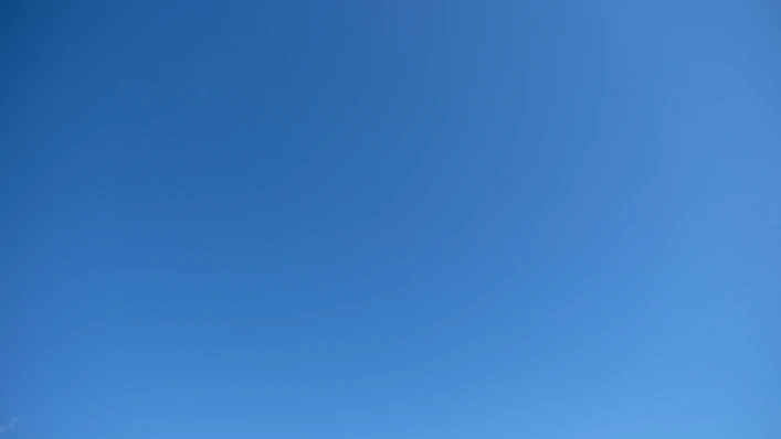 blue sky over blue sky