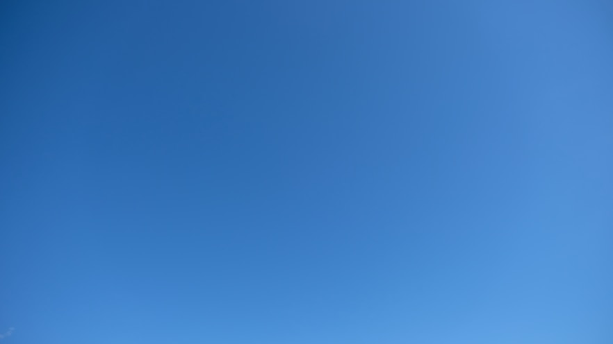 blue sky over blue sky
