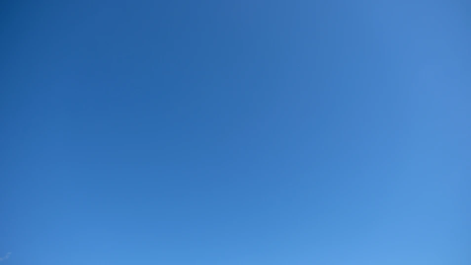 blue sky over blue sky