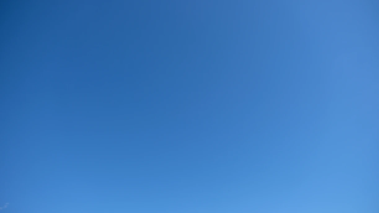blue sky over blue sky