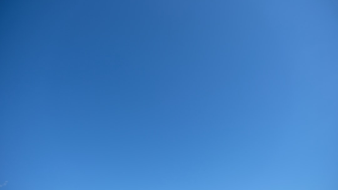 blue sky over blue sky