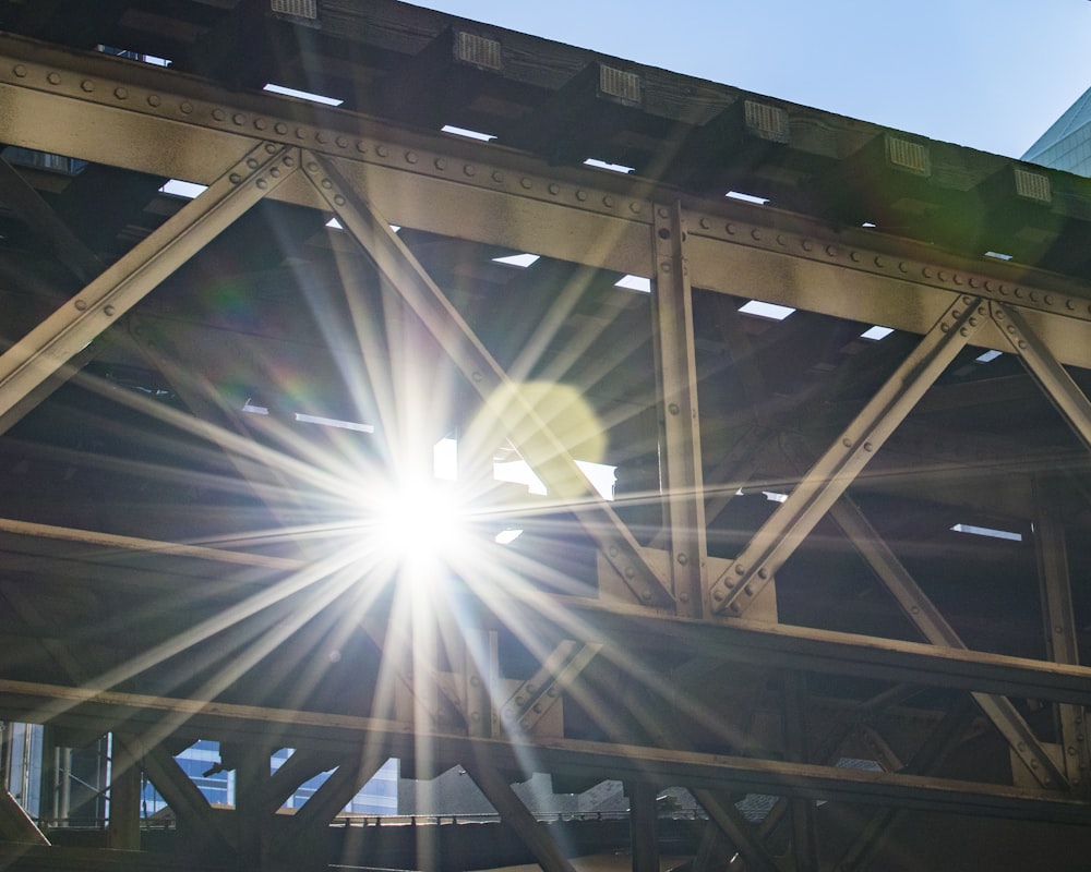 white metal frame under blue sky during daytime