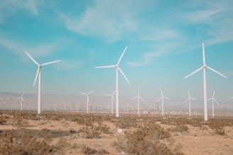 Palm Springs, CA - Hundreds of windmills on route to Palm Springs