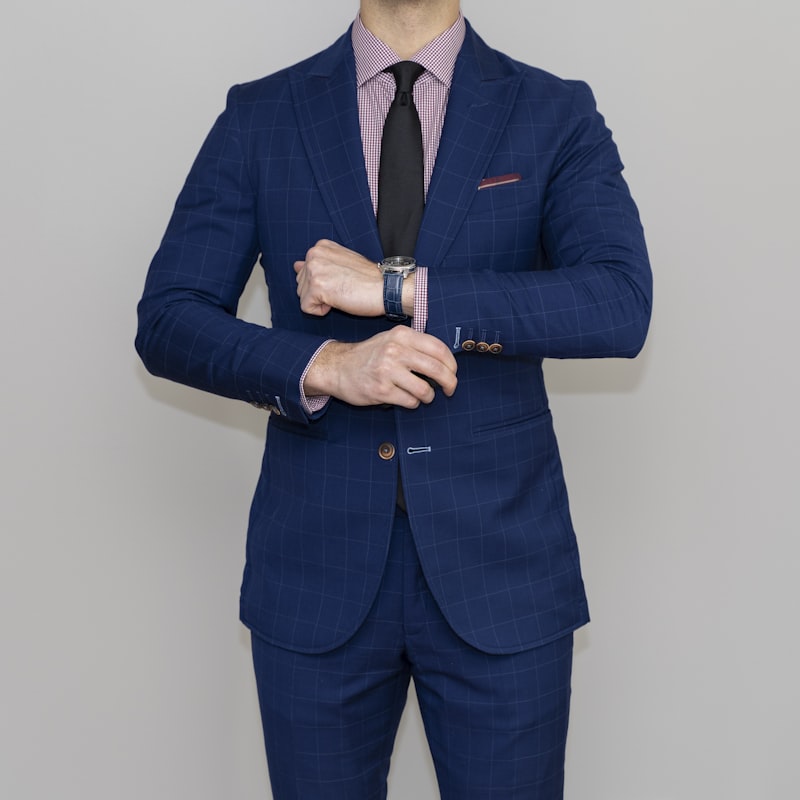 Dettaglio abbigliamento elegante maschile