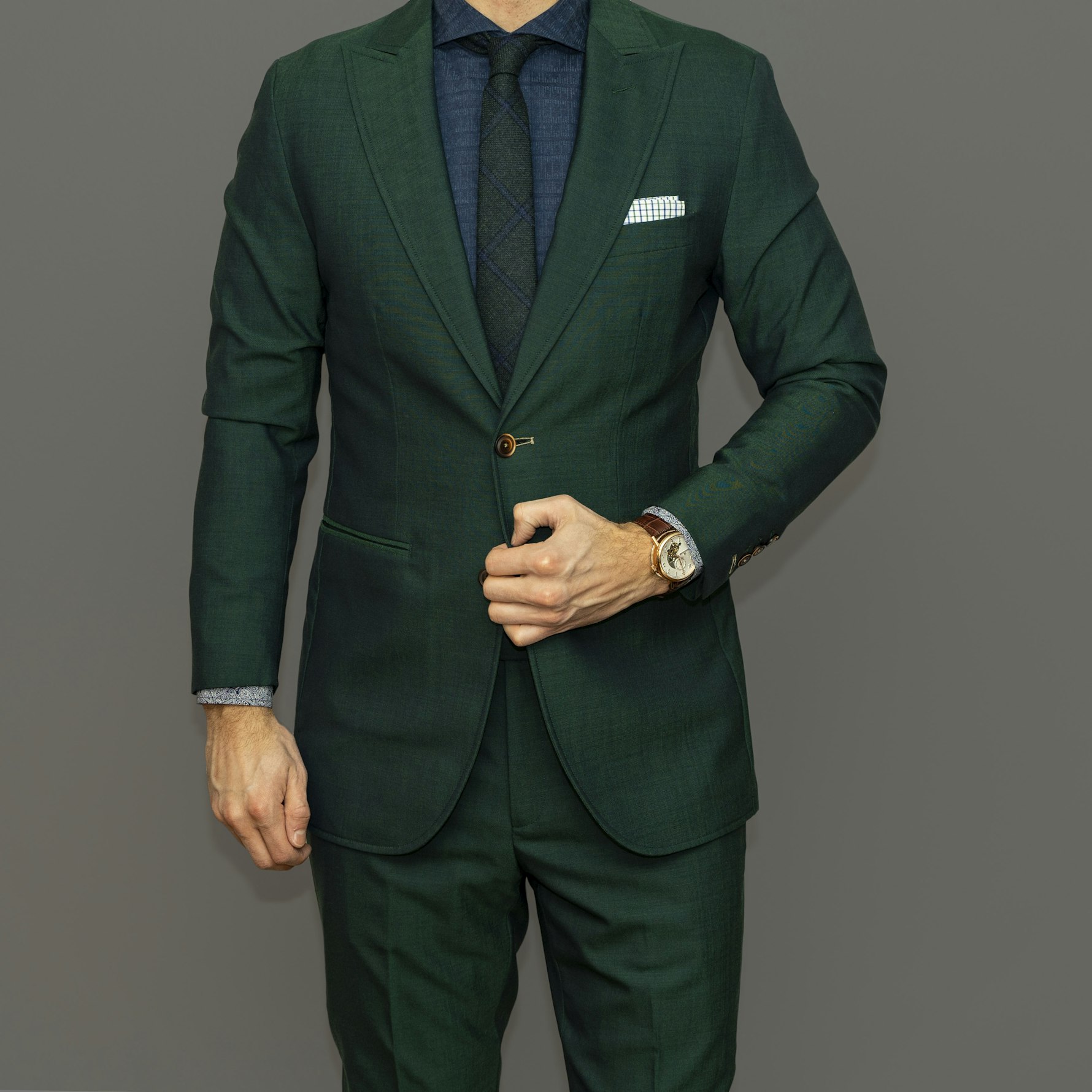 Slim Fit Yün Blazer